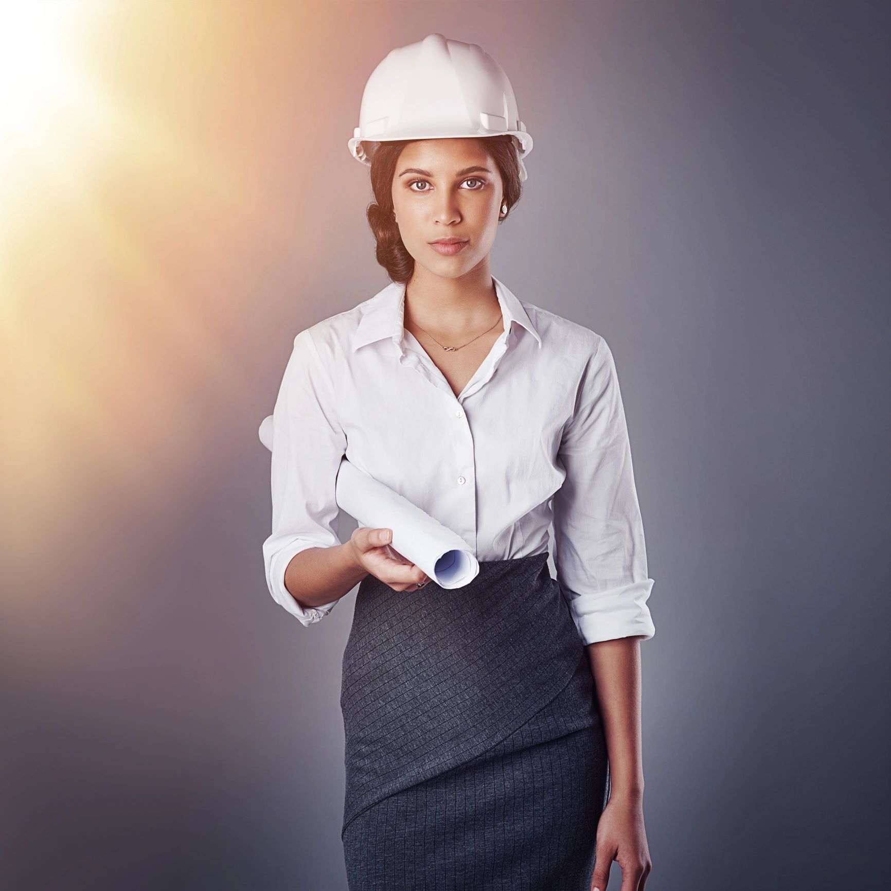 Portrait of project manager